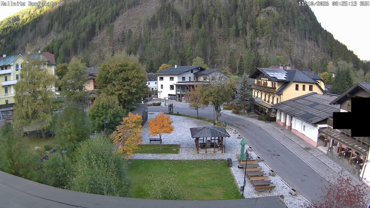 Archived image Webcam Mallnitz Center