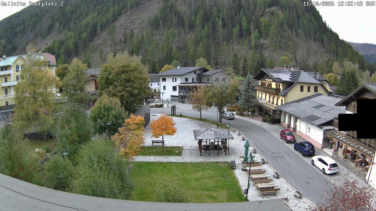 Archived image Webcam Mallnitz Center