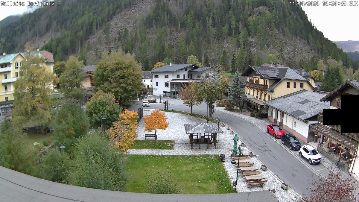 Archived image Webcam Mallnitz Center