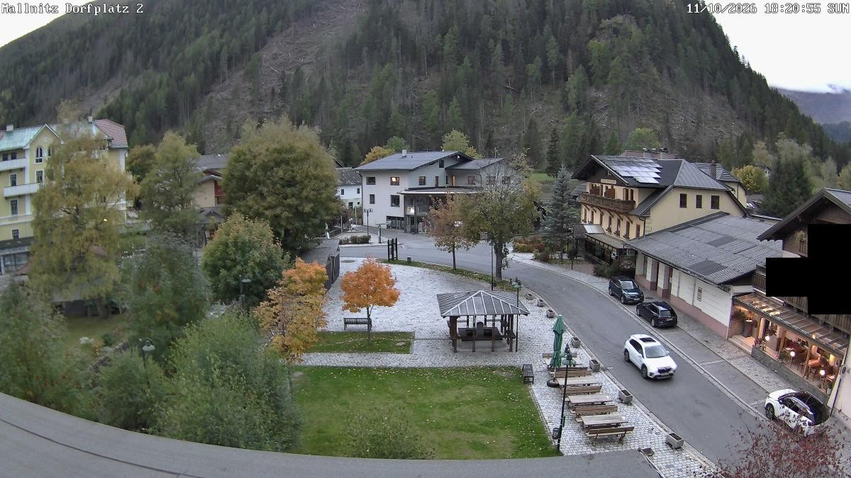 Archived image Webcam Mallnitz Center