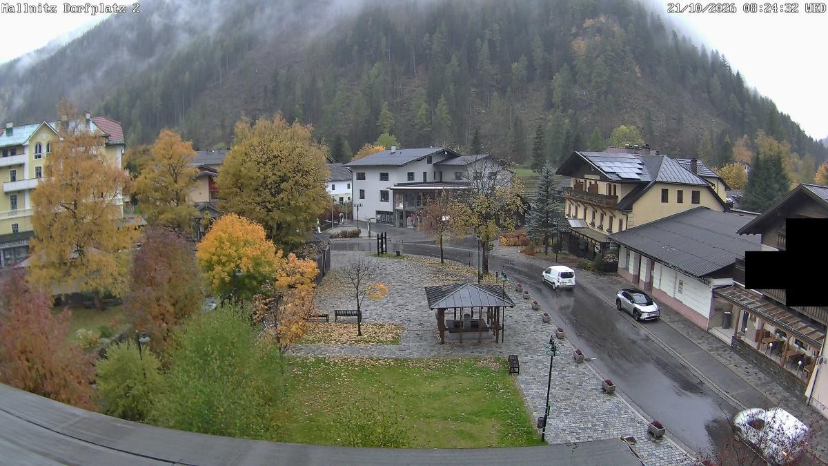 Archiv Foto Webcam Ortszentrum von Mallnitz