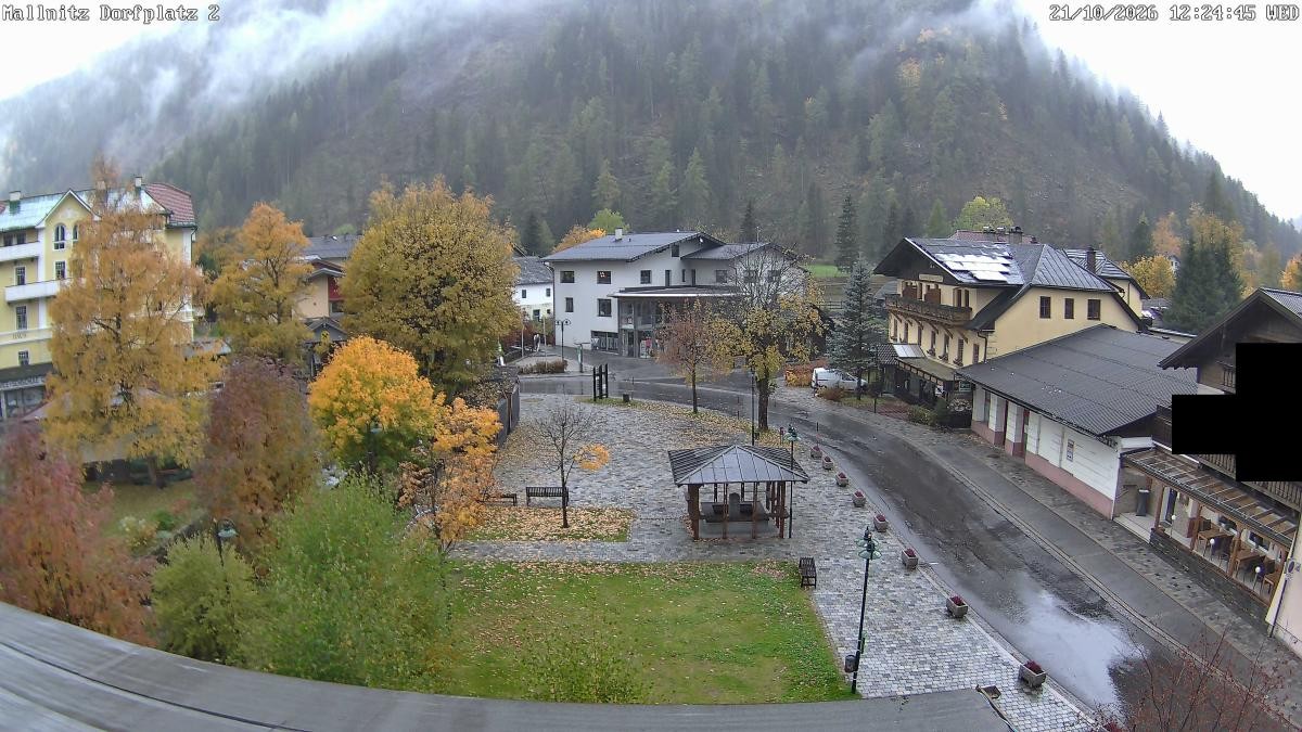Archiv Foto Webcam Ortszentrum von Mallnitz