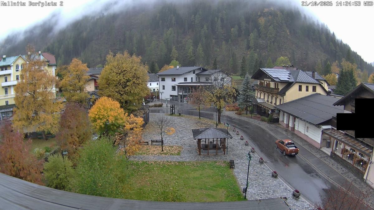 Archiv Foto Webcam Ortszentrum von Mallnitz