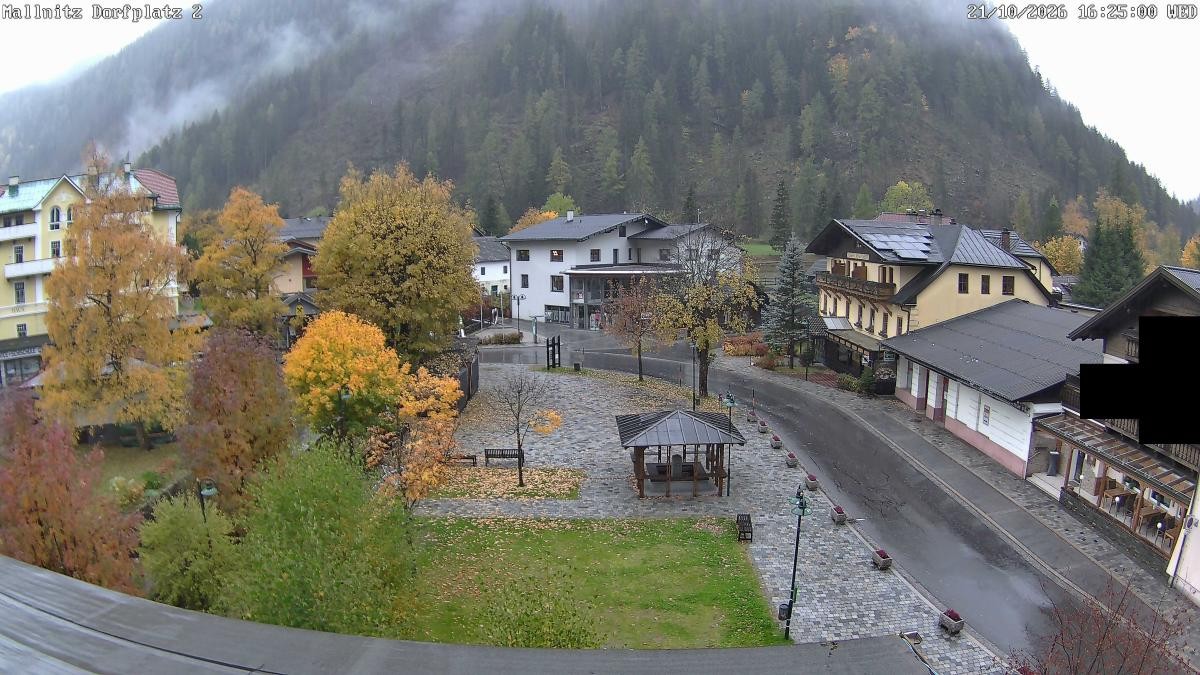 Archiv Foto Webcam Ortszentrum von Mallnitz
