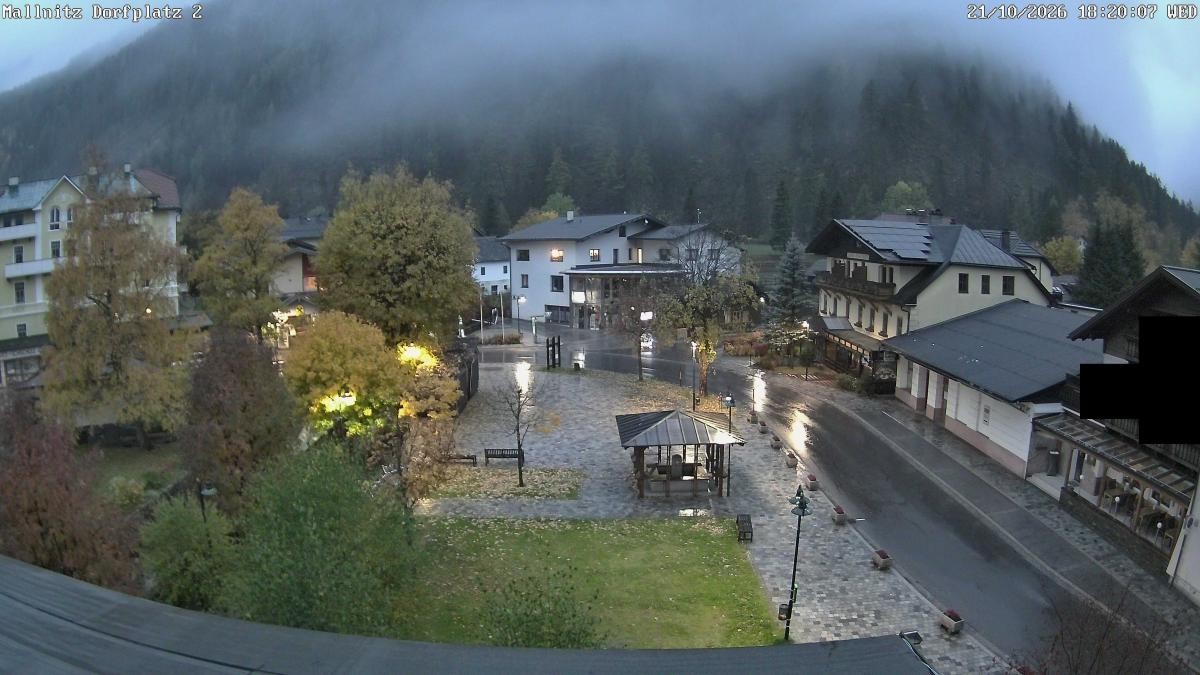 Archiv Foto Webcam Ortszentrum von Mallnitz