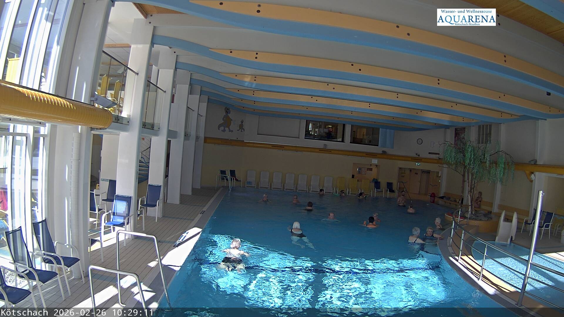 Archived image Webcam Spa Aquarena