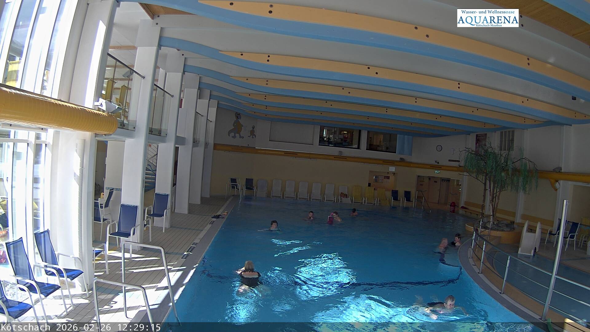 Archived image Webcam Spa Aquarena