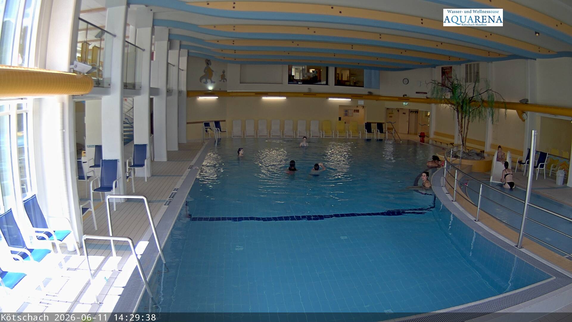 Archived image Webcam Spa Aquarena