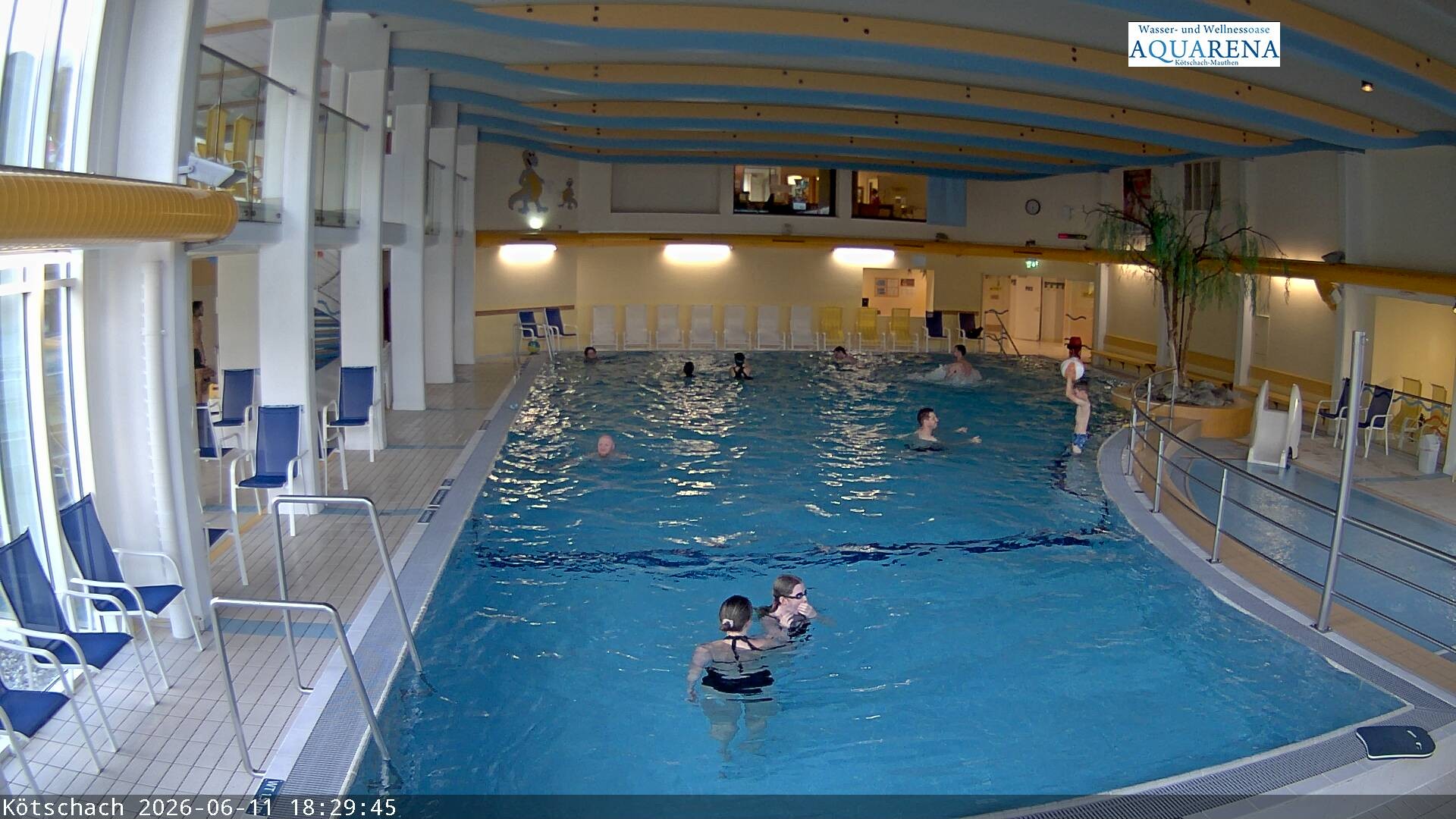 Archived image Webcam Spa Aquarena