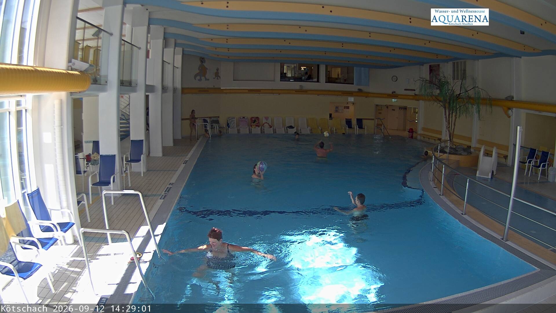 Archived image Webcam Spa Aquarena