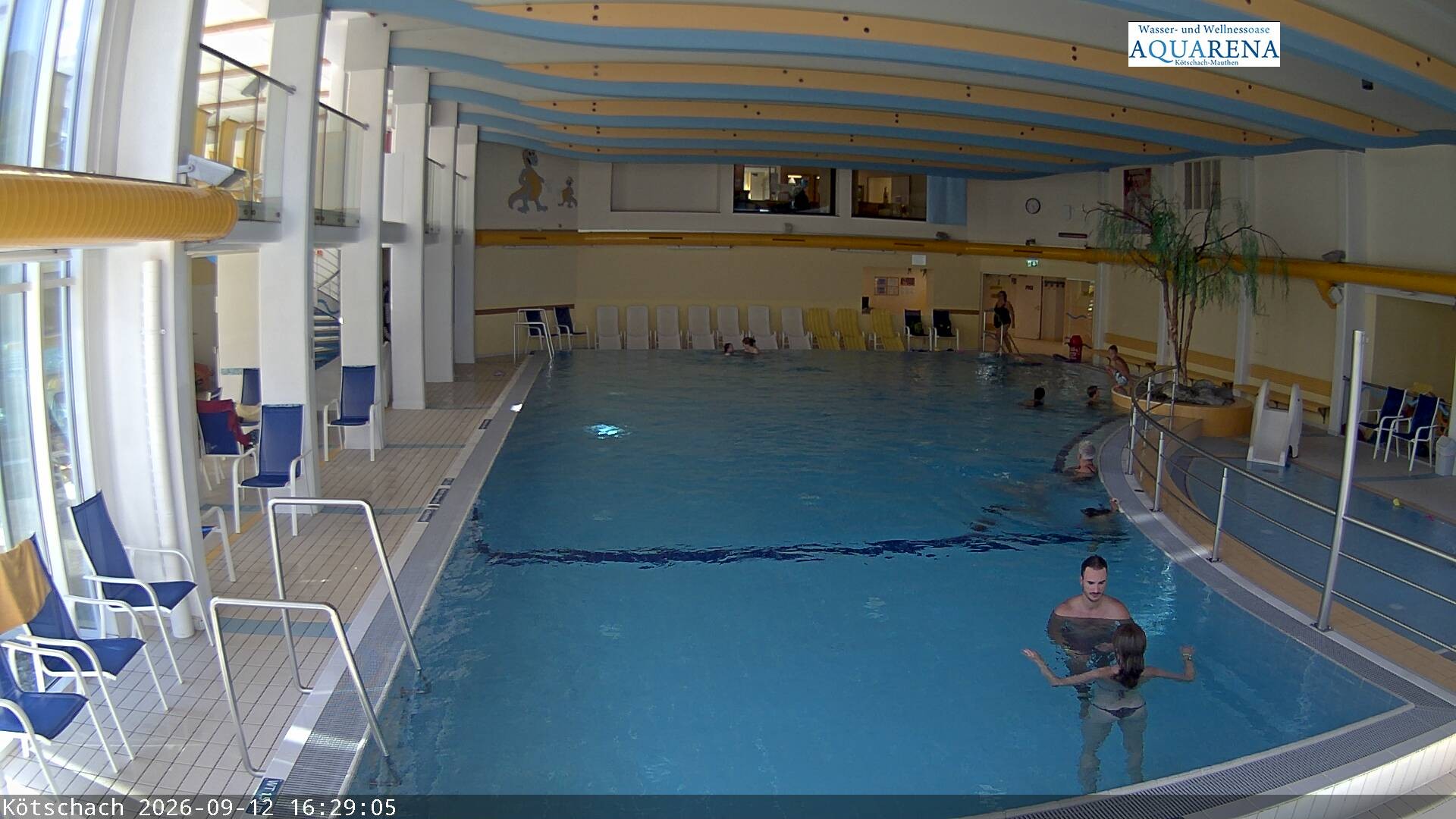 Archived image Webcam Spa Aquarena