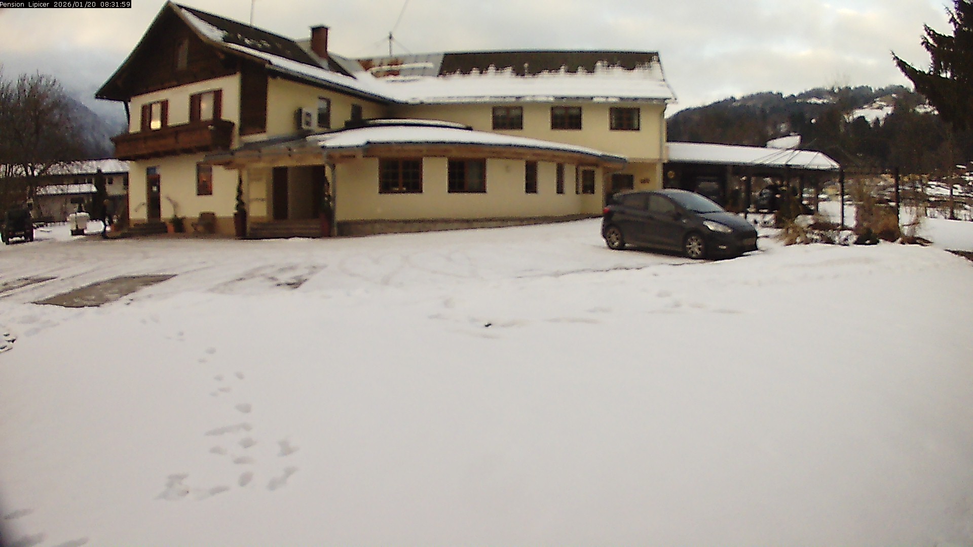 Archiv Foto Webcam Pension Lipicer in Kötschach Mauthen, Kärnten