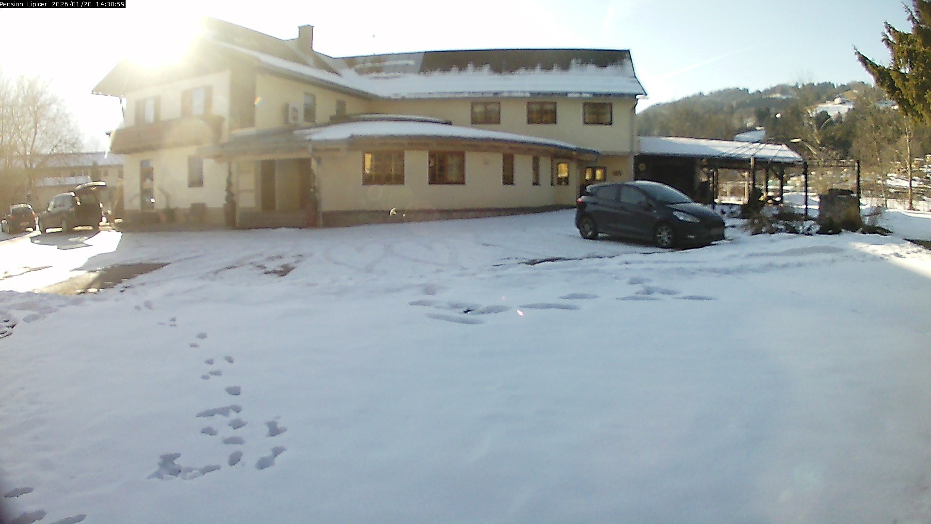 Archiv Foto Webcam Pension Lipicer in Kötschach Mauthen, Kärnten