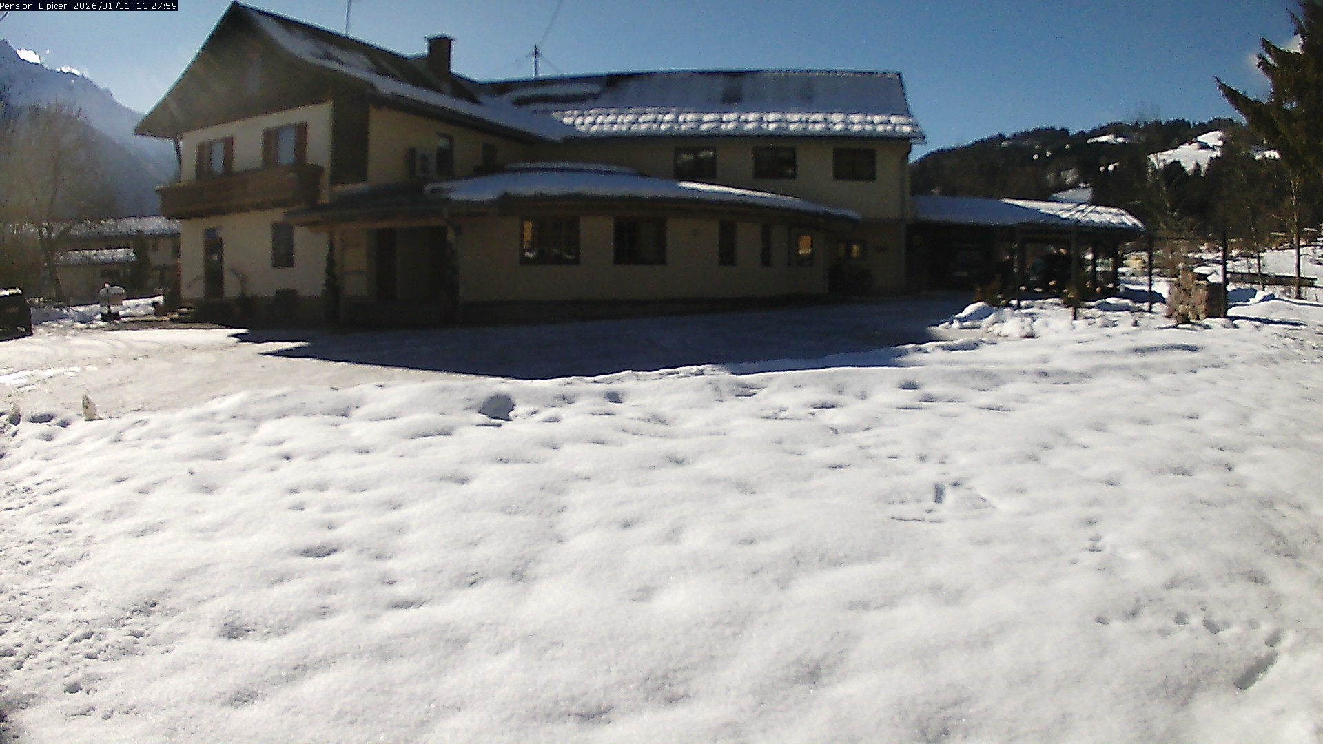 Archiv Foto Webcam Pension Lipicer in Kötschach Mauthen, Kärnten