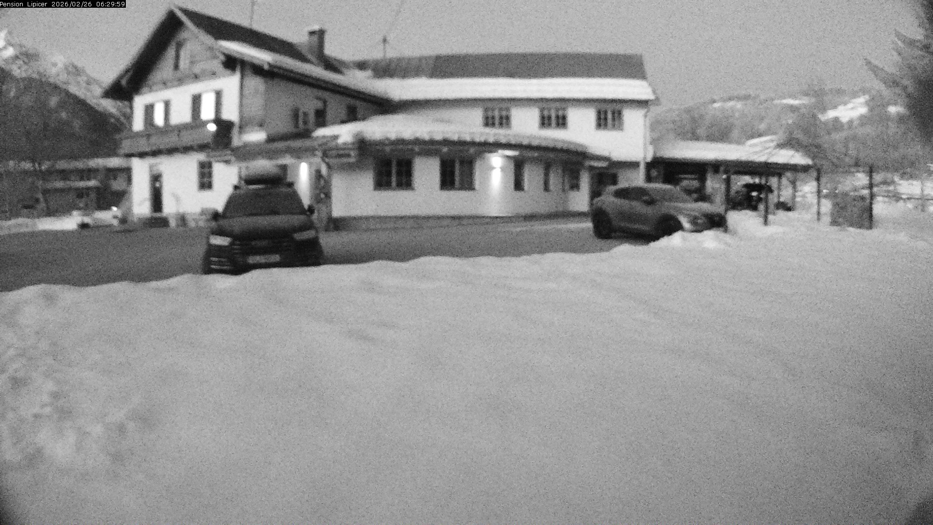 Archiv Foto Webcam Pension Lipicer in Kötschach Mauthen, Kärnten