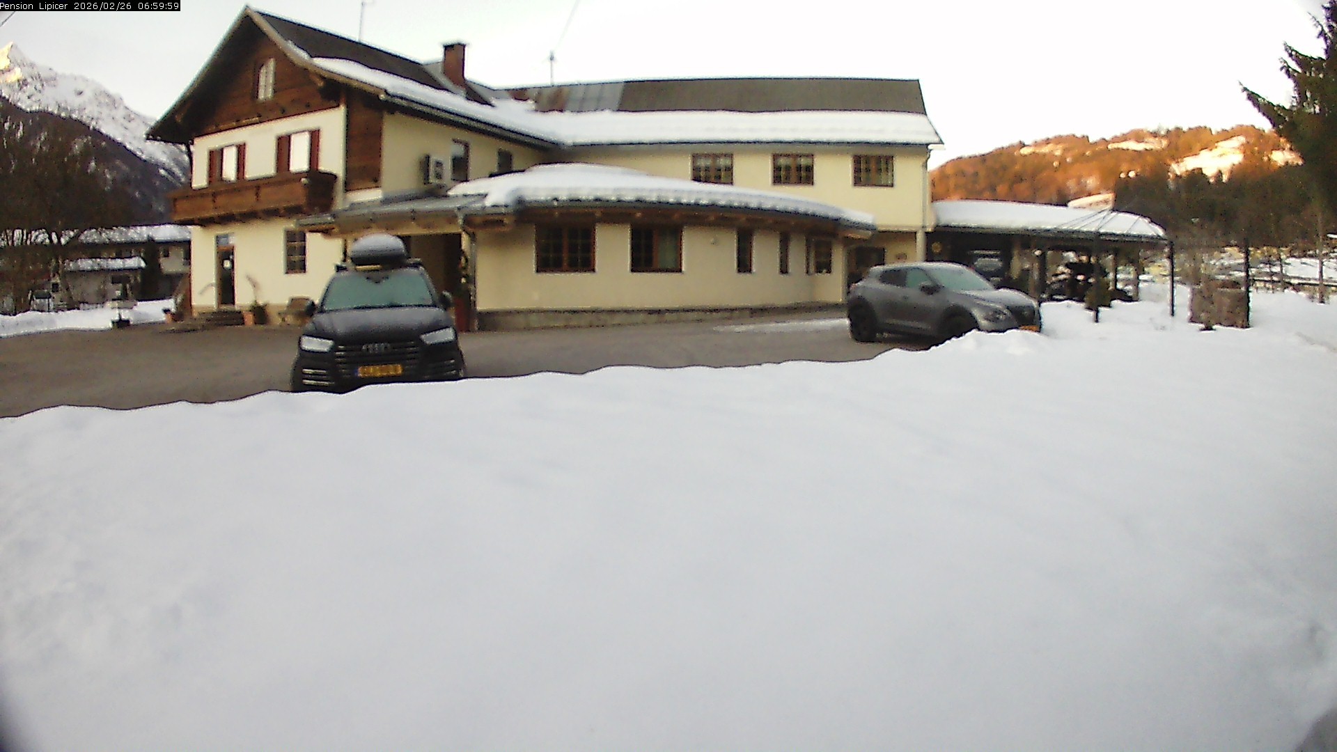 Archiv Foto Webcam Pension Lipicer in Kötschach Mauthen, Kärnten