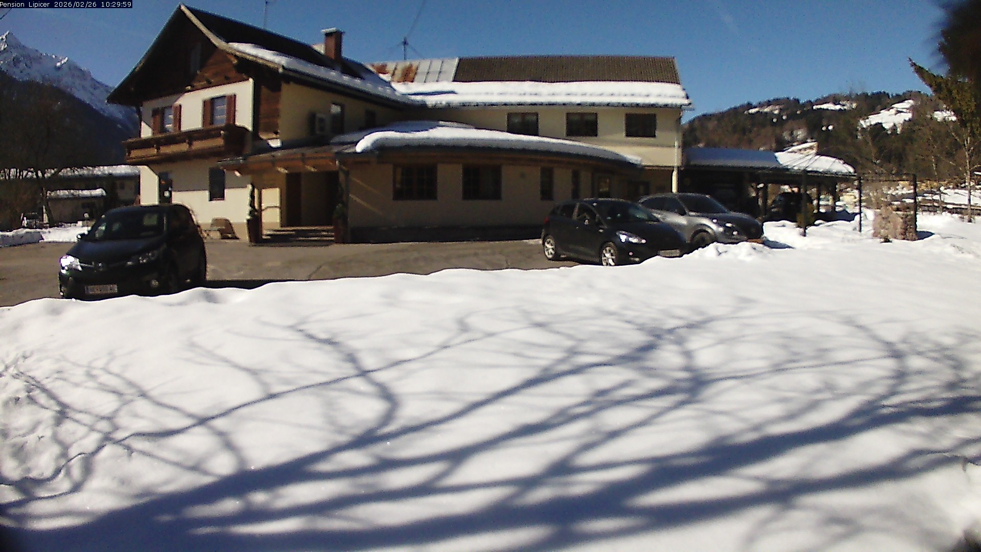 Archiv Foto Webcam Pension Lipicer in Kötschach Mauthen, Kärnten