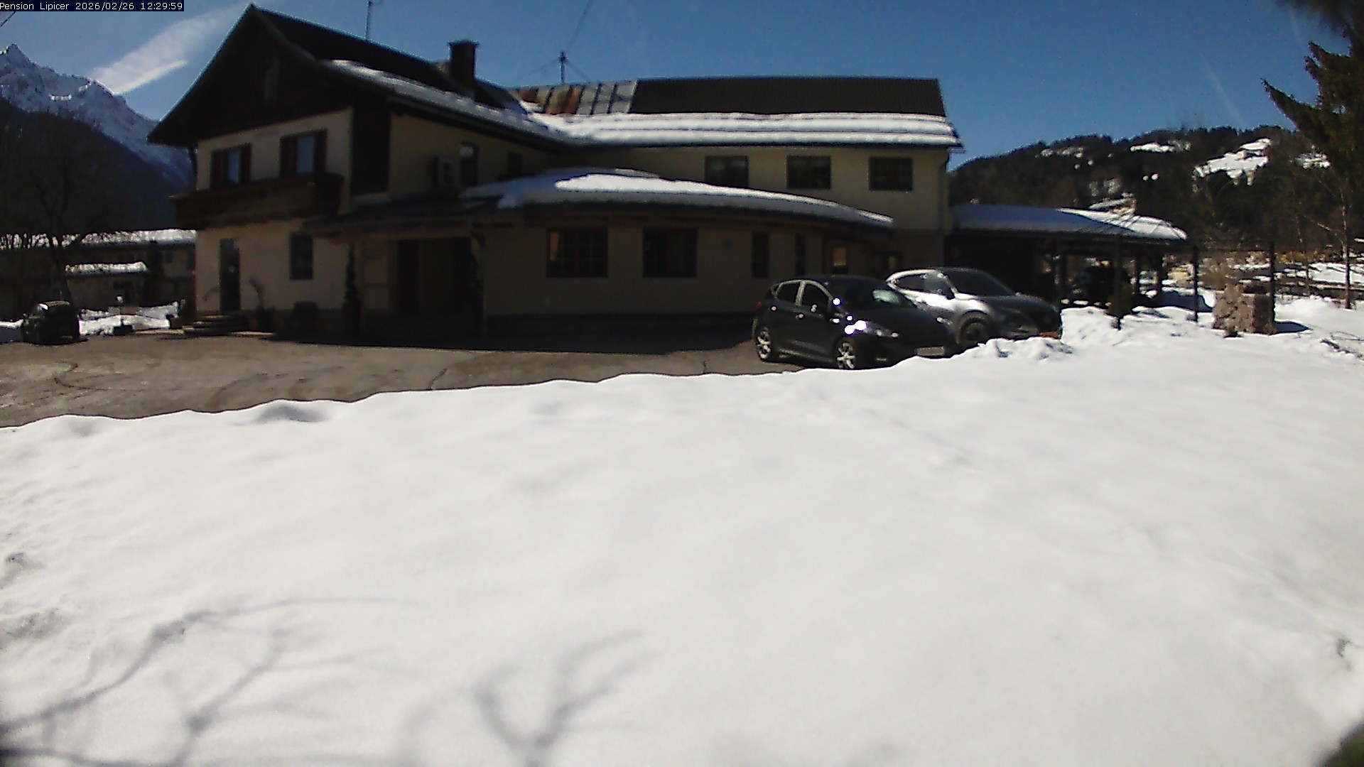 Archiv Foto Webcam Pension Lipicer in Kötschach Mauthen, Kärnten