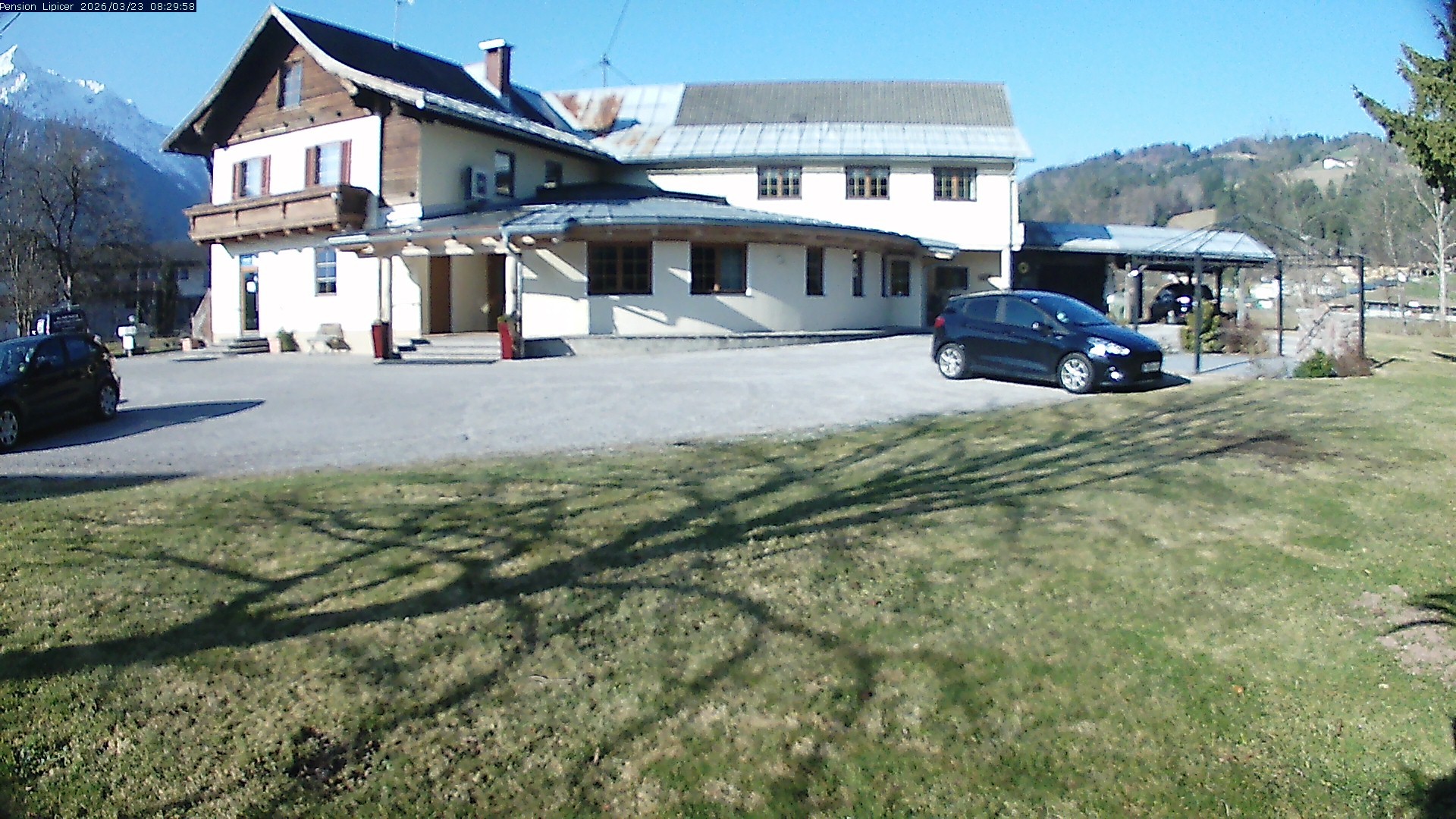 Archiv Foto Webcam Pension Lipicer in Kötschach Mauthen, Kärnten