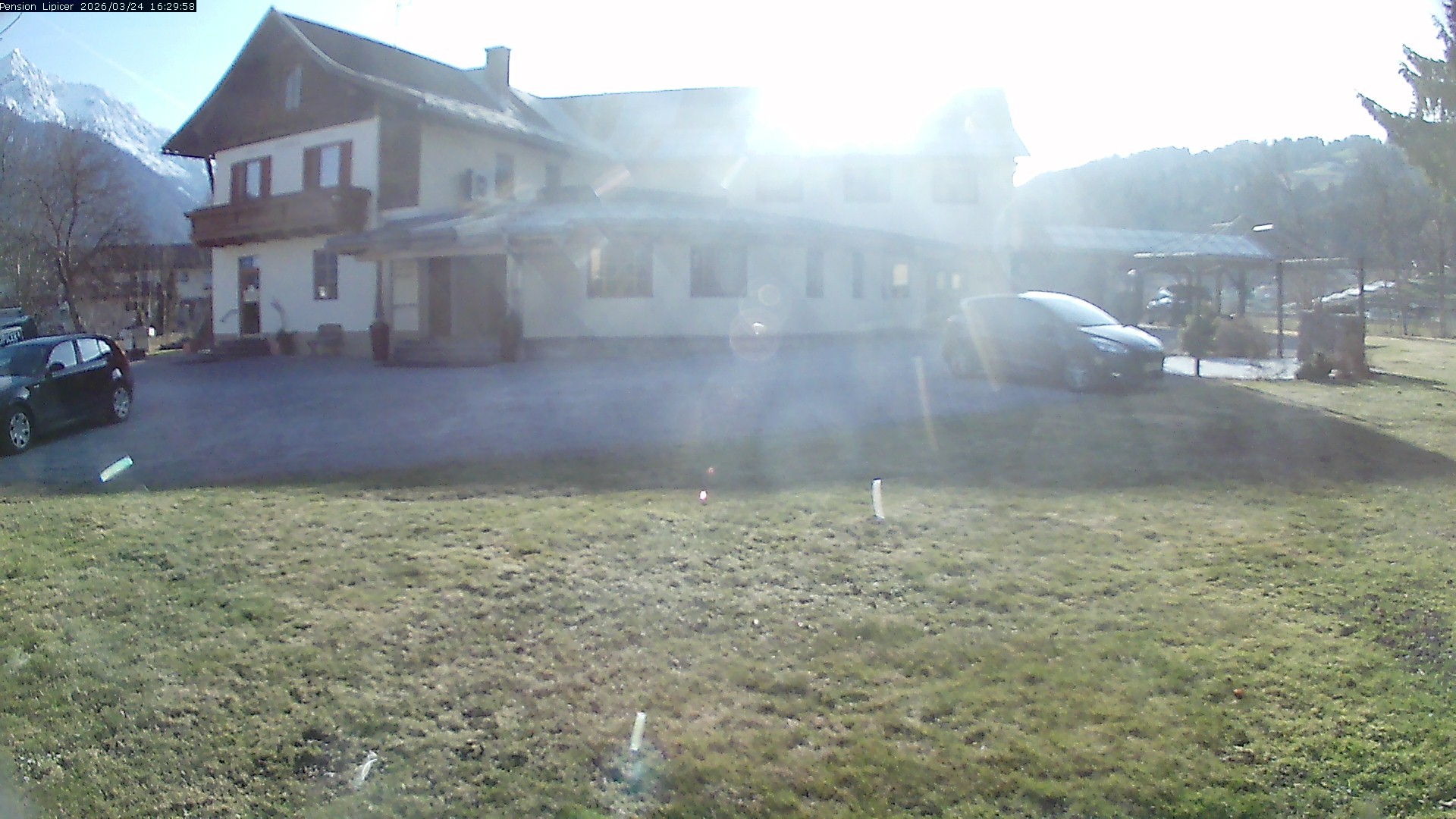 Archived image Webcam Kötschach Mauthen Hotel Lipicer, Carinthia