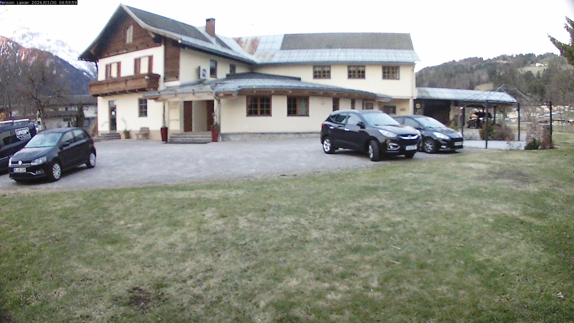 Archiv Foto Webcam Pension Lipicer in Kötschach Mauthen, Kärnten