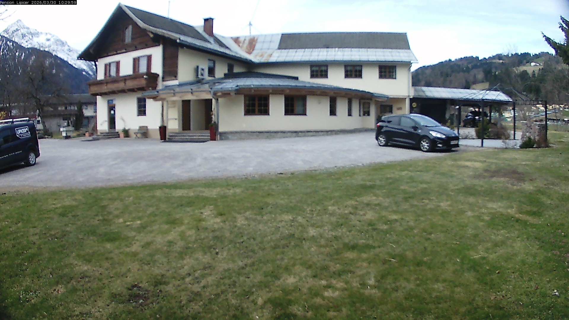 Archiv Foto Webcam Pension Lipicer in Kötschach Mauthen, Kärnten