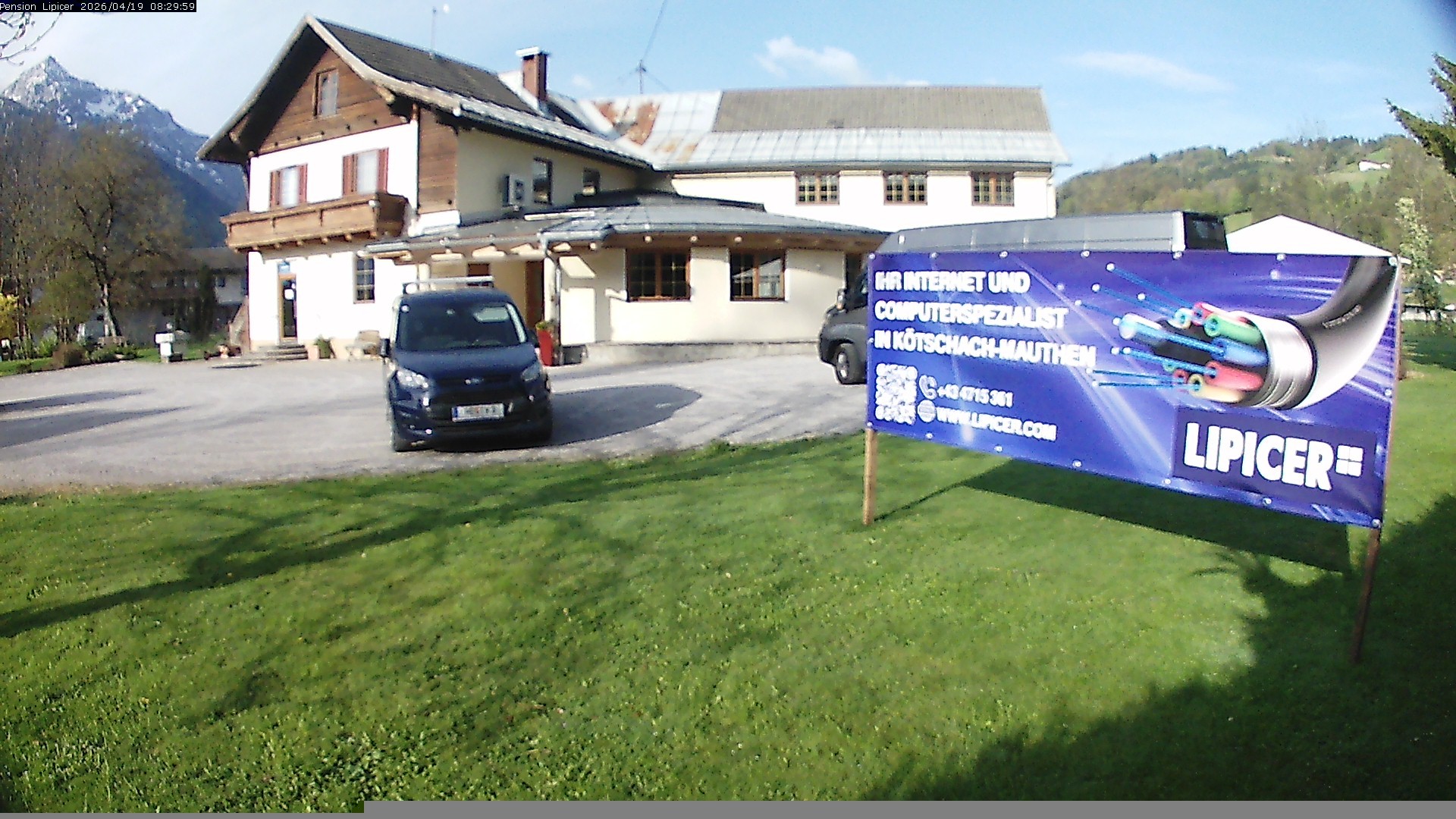 Archiv Foto Webcam Pension Lipicer in Kötschach Mauthen, Kärnten