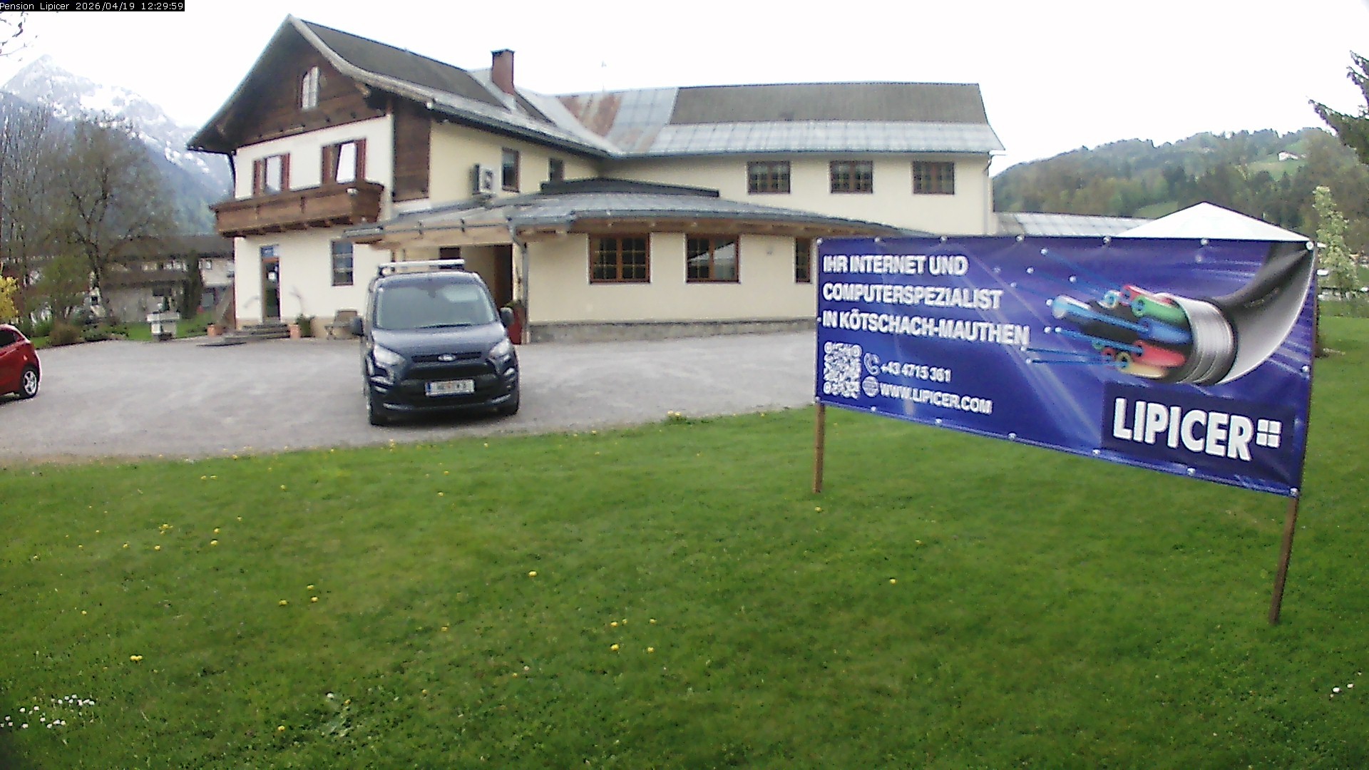 Archiv Foto Webcam Pension Lipicer in Kötschach Mauthen, Kärnten
