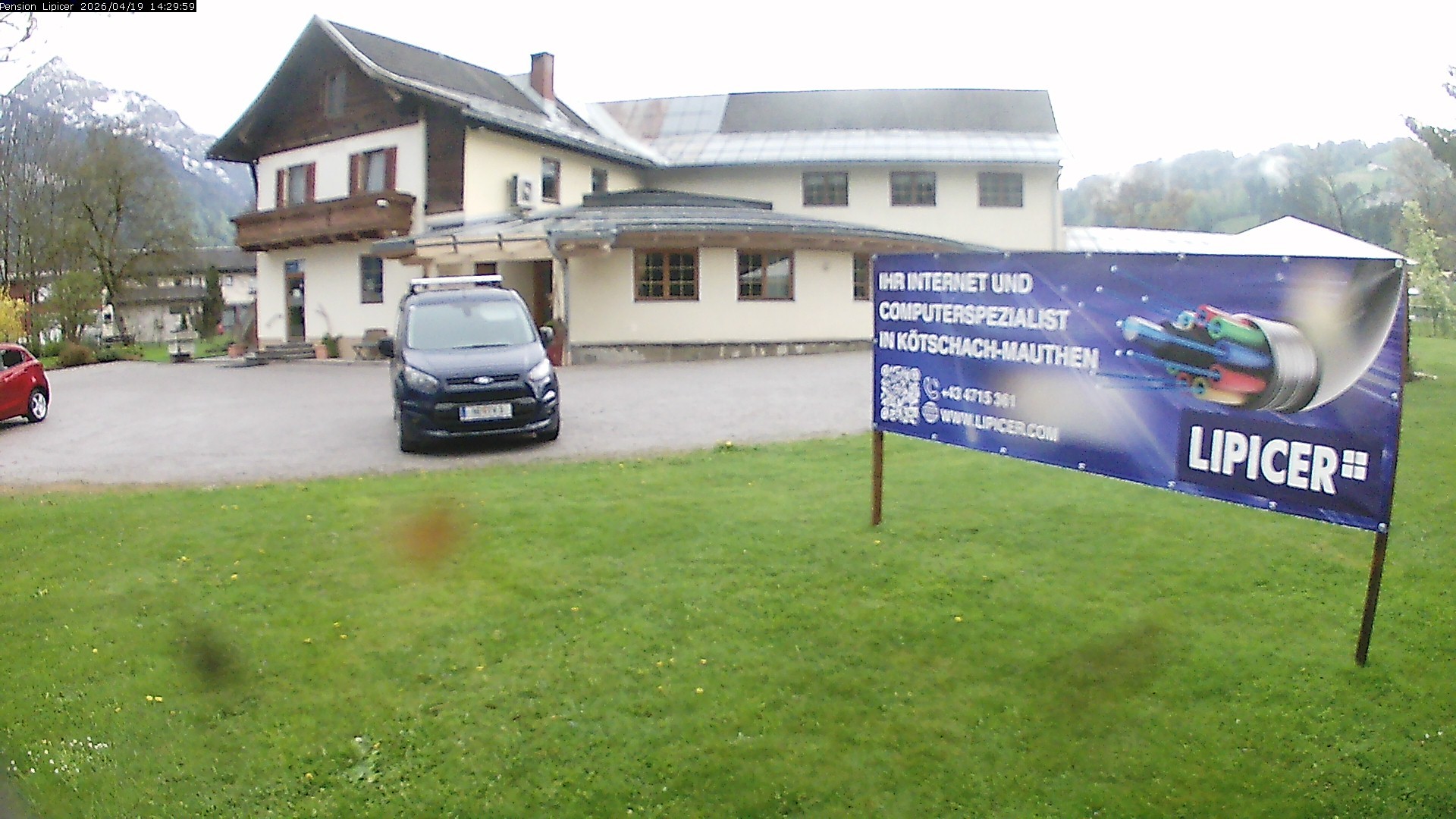 Archiv Foto Webcam Pension Lipicer in Kötschach Mauthen, Kärnten