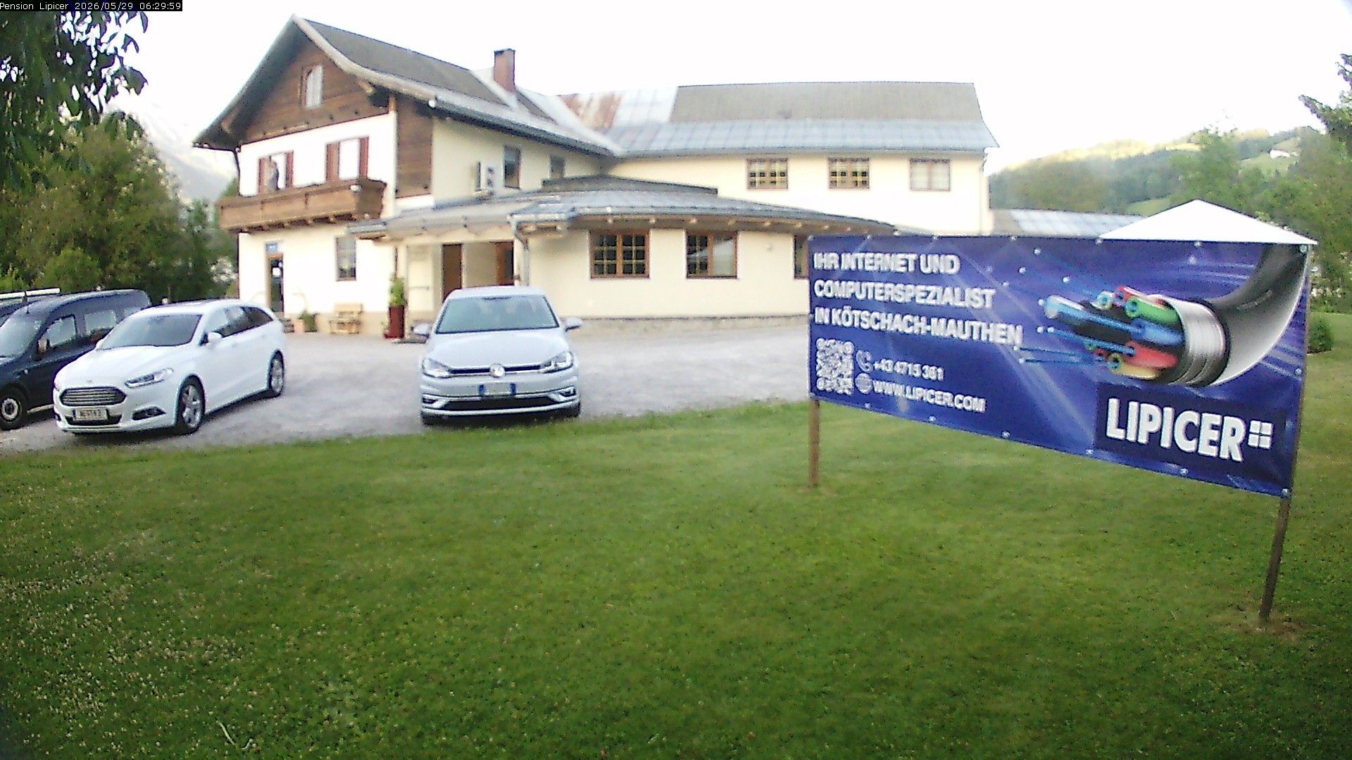 Archiv Foto Webcam Pension Lipicer in Kötschach Mauthen, Kärnten