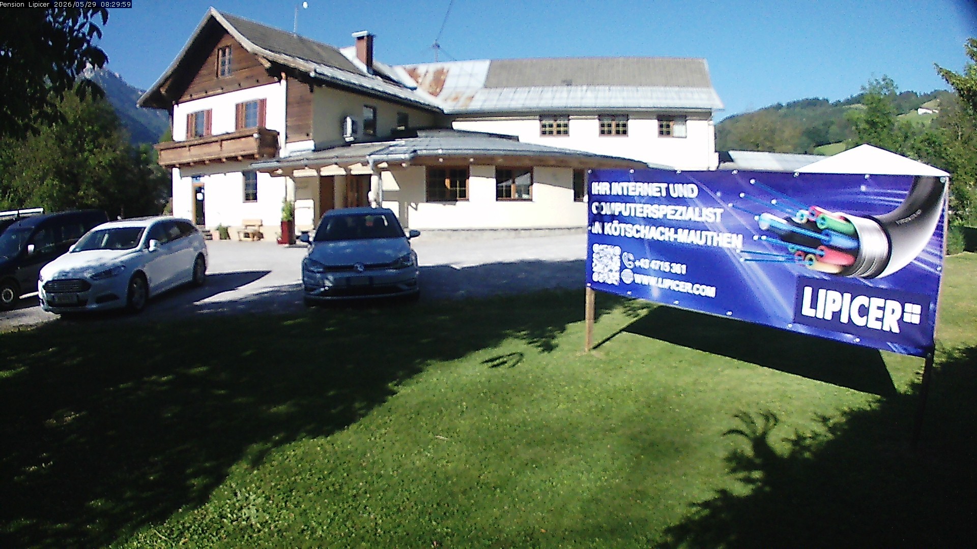 Archiv Foto Webcam Pension Lipicer in Kötschach Mauthen, Kärnten