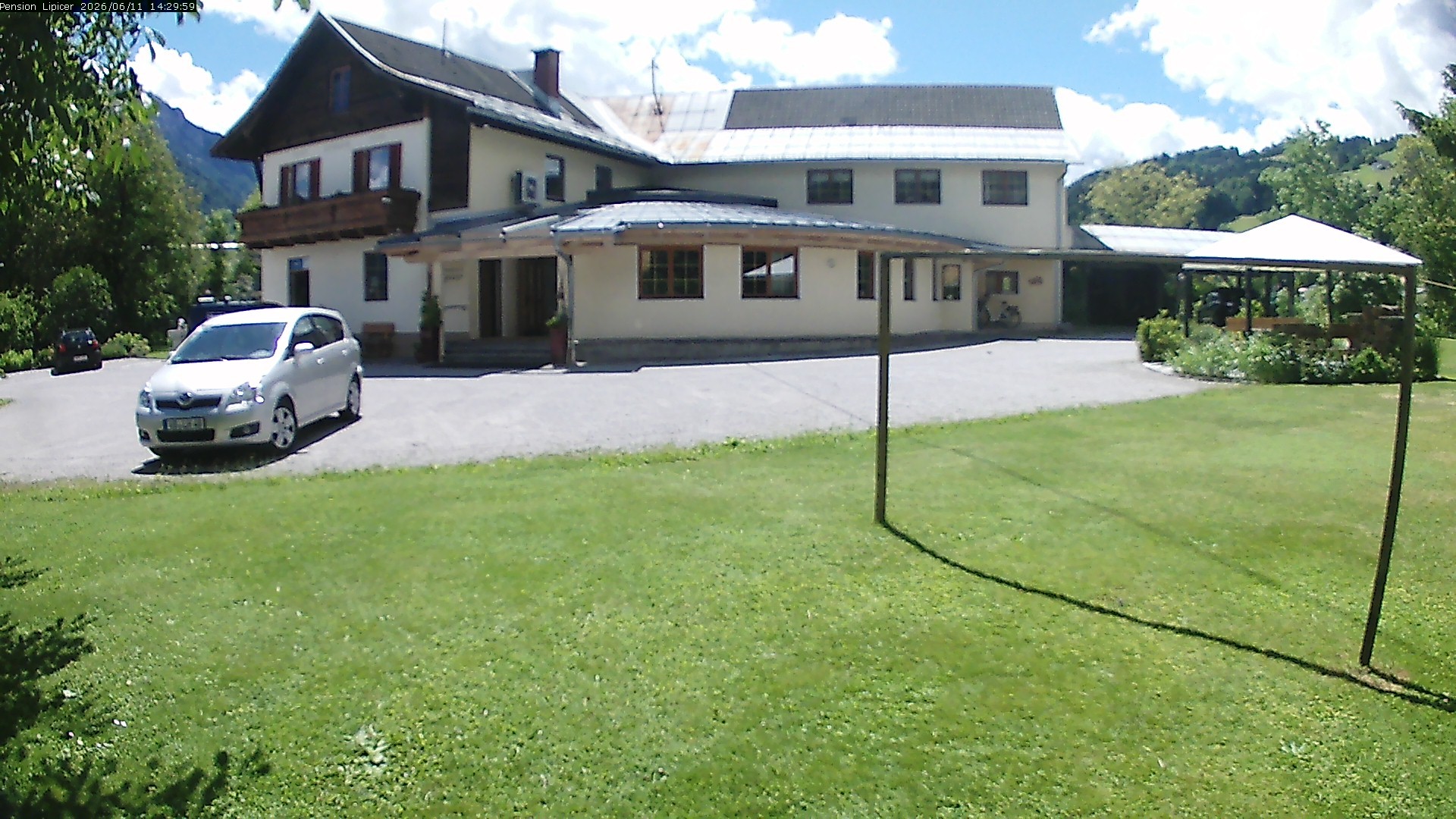 Archived image Webcam Kötschach Mauthen Hotel Lipicer, Carinthia