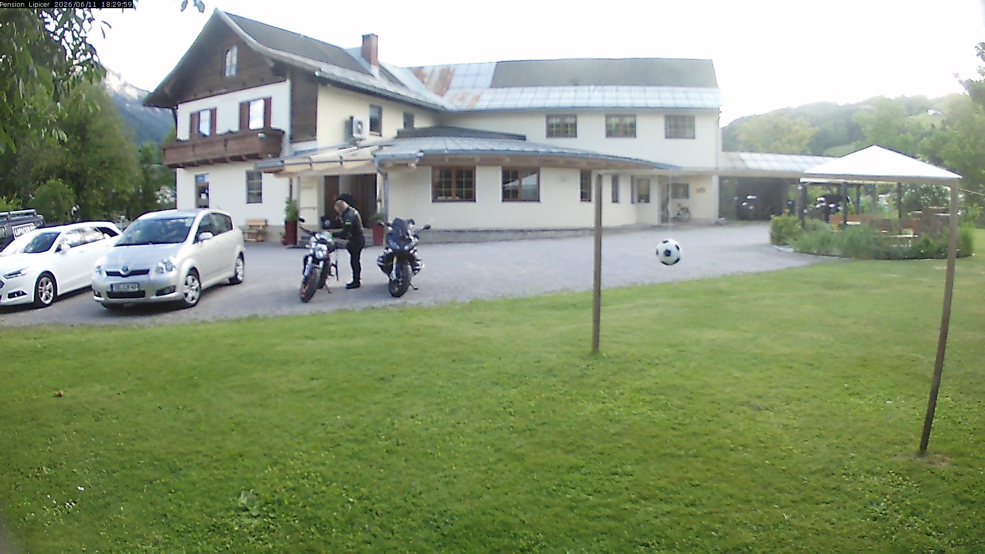 Archived image Webcam Kötschach Mauthen Hotel Lipicer, Carinthia