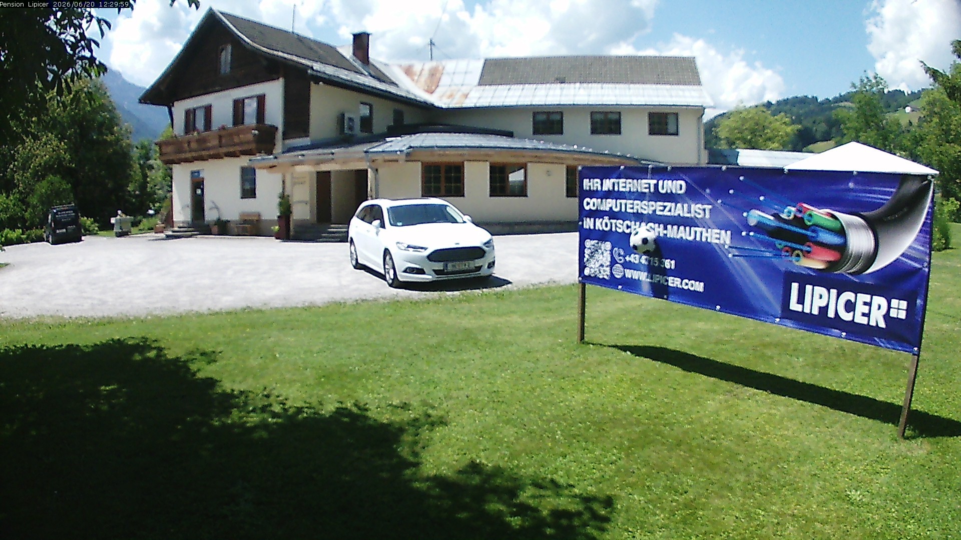 Archiv Foto Webcam Pension Lipicer in Kötschach Mauthen, Kärnten