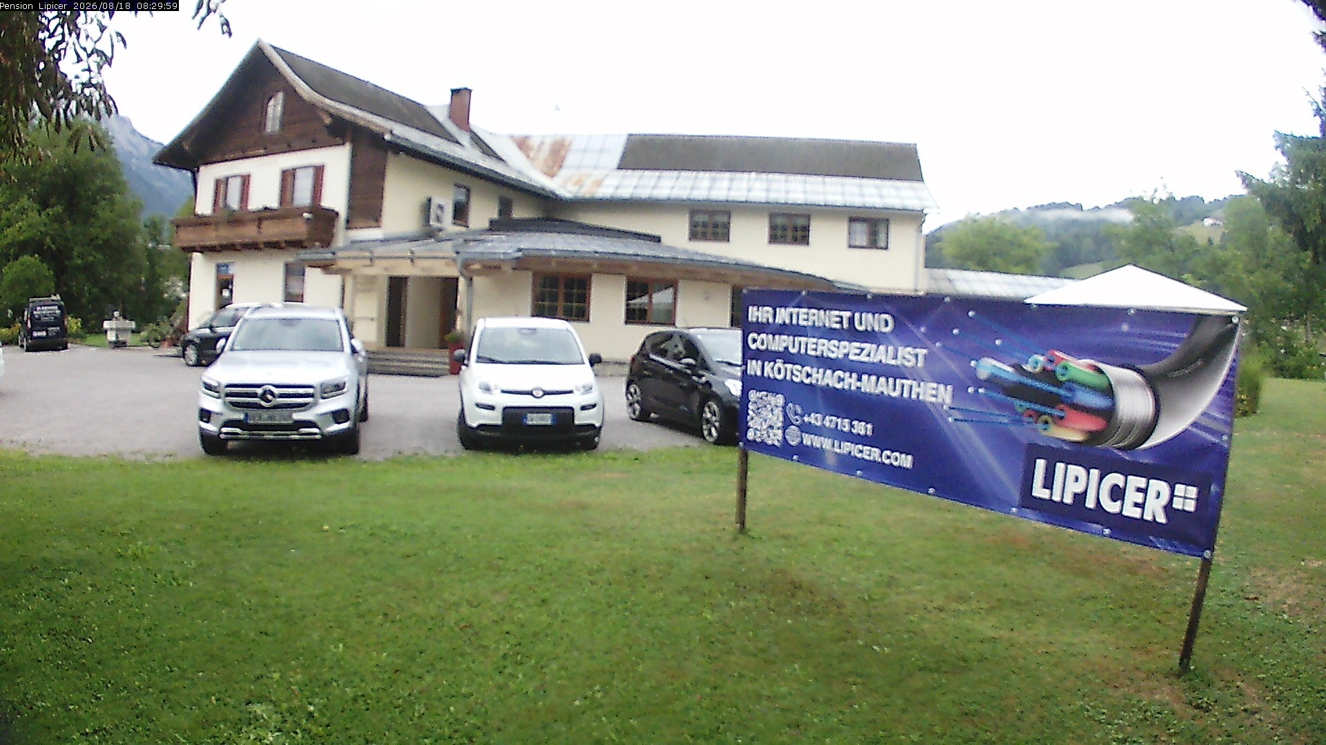 Archiv Foto Webcam Pension Lipicer in Kötschach Mauthen, Kärnten