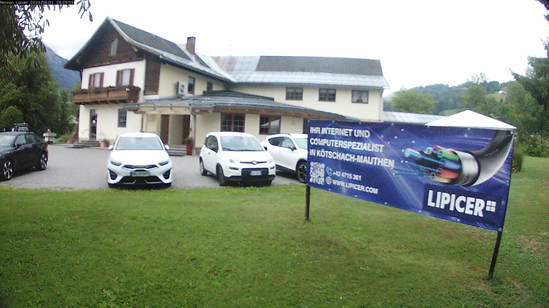 Archived image Webcam Kötschach Mauthen Hotel Lipicer, Carinthia