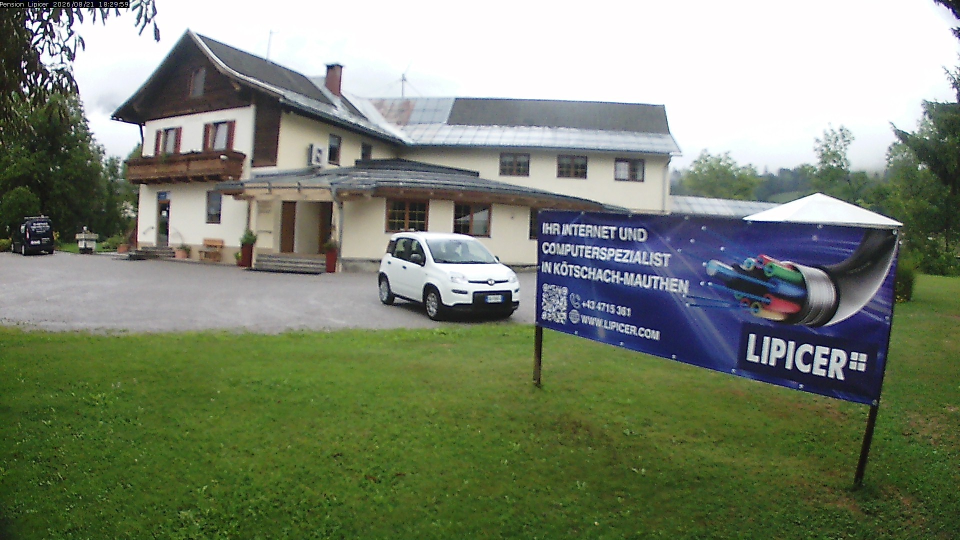Archived image Webcam Kötschach Mauthen Hotel Lipicer, Carinthia