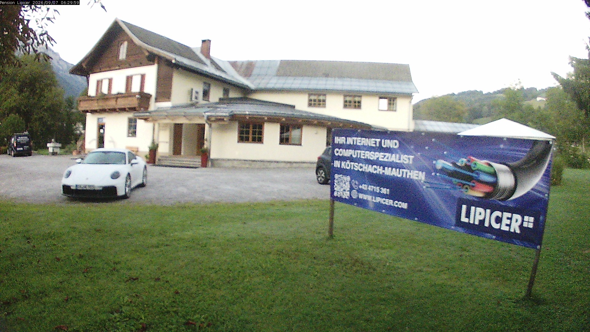 Archiv Foto Webcam Pension Lipicer in Kötschach Mauthen, Kärnten