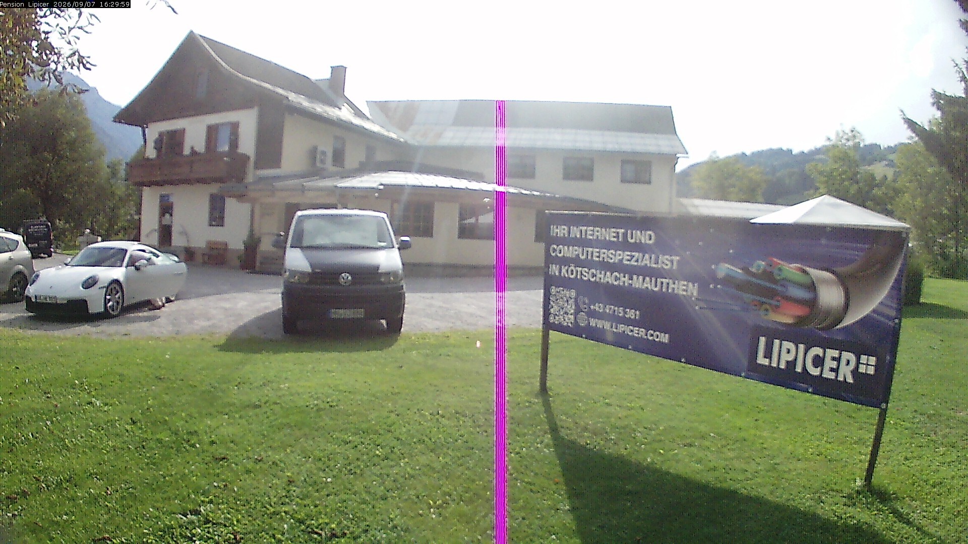 Archiv Foto Webcam Pension Lipicer in Kötschach Mauthen, Kärnten