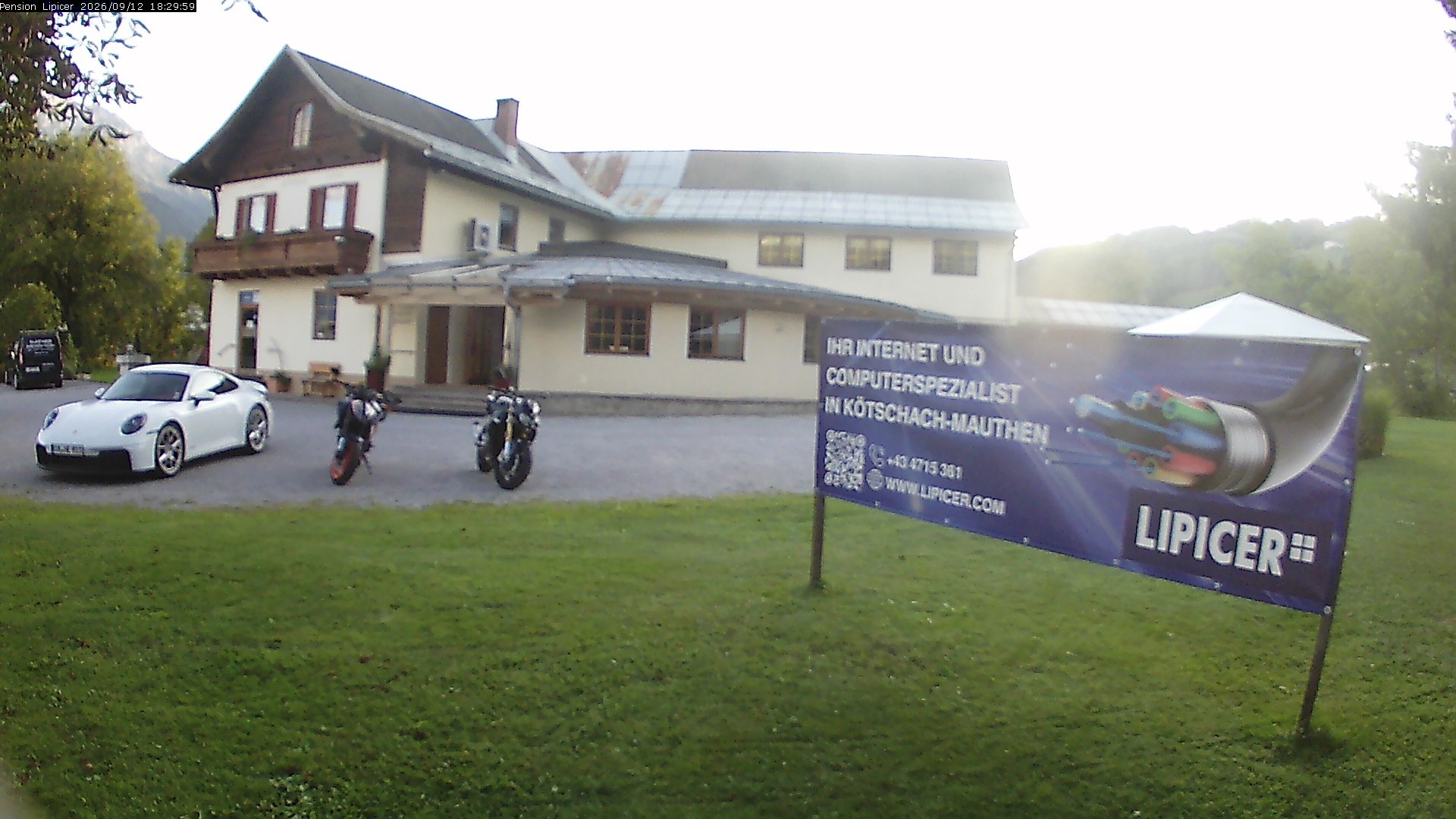 Archiv Foto Webcam Pension Lipicer in Kötschach Mauthen, Kärnten