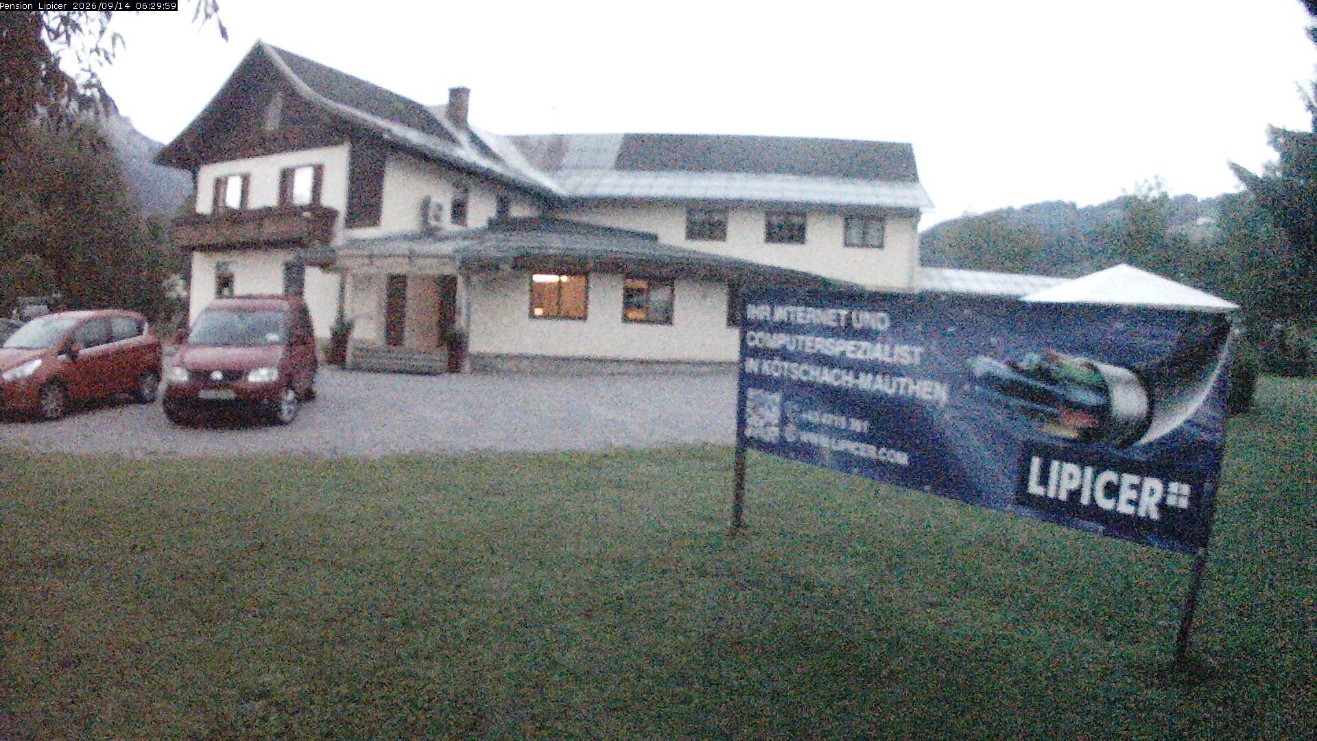 Archiv Foto Webcam Pension Lipicer in Kötschach Mauthen, Kärnten