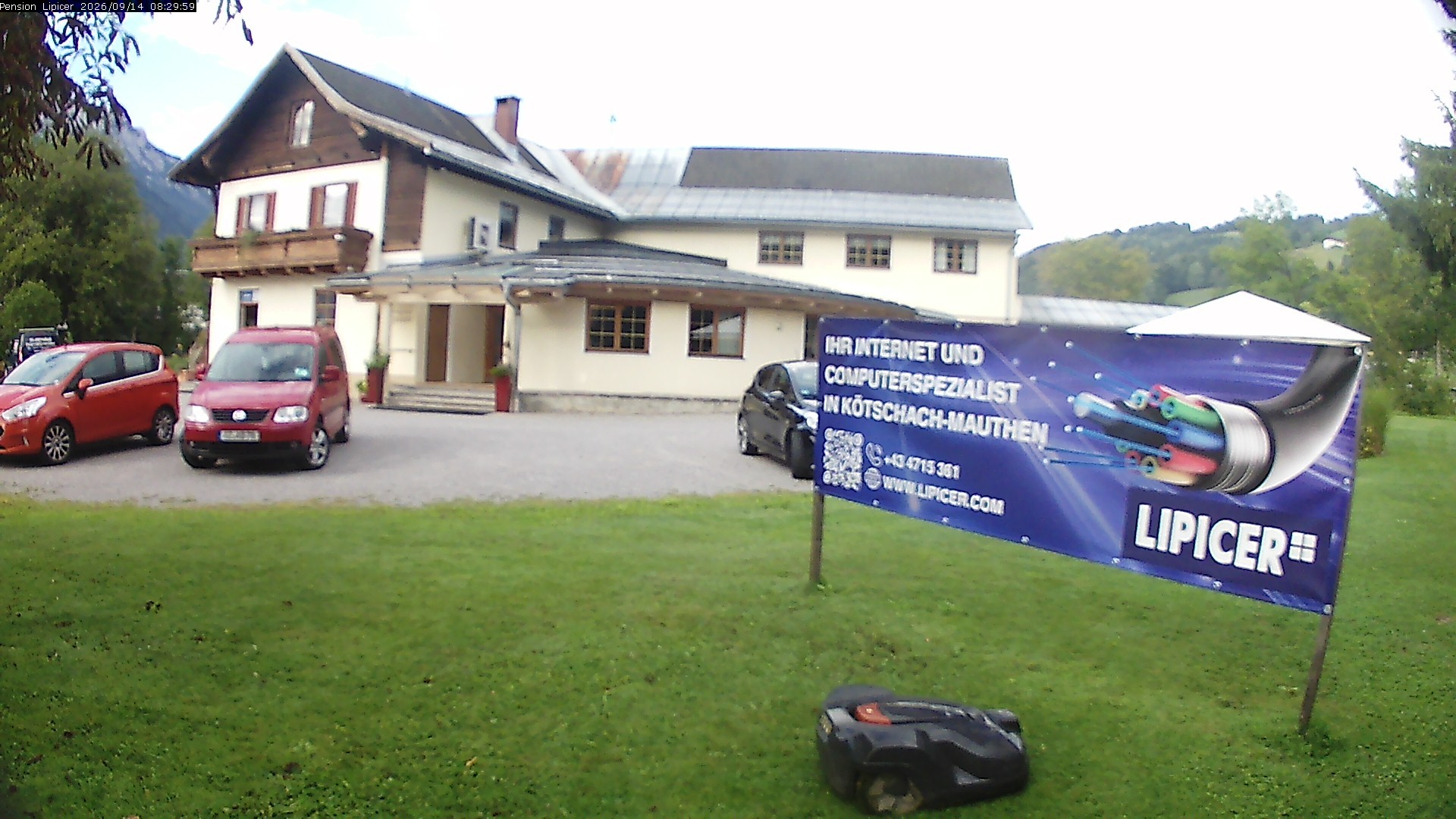 Archiv Foto Webcam Pension Lipicer in Kötschach Mauthen, Kärnten