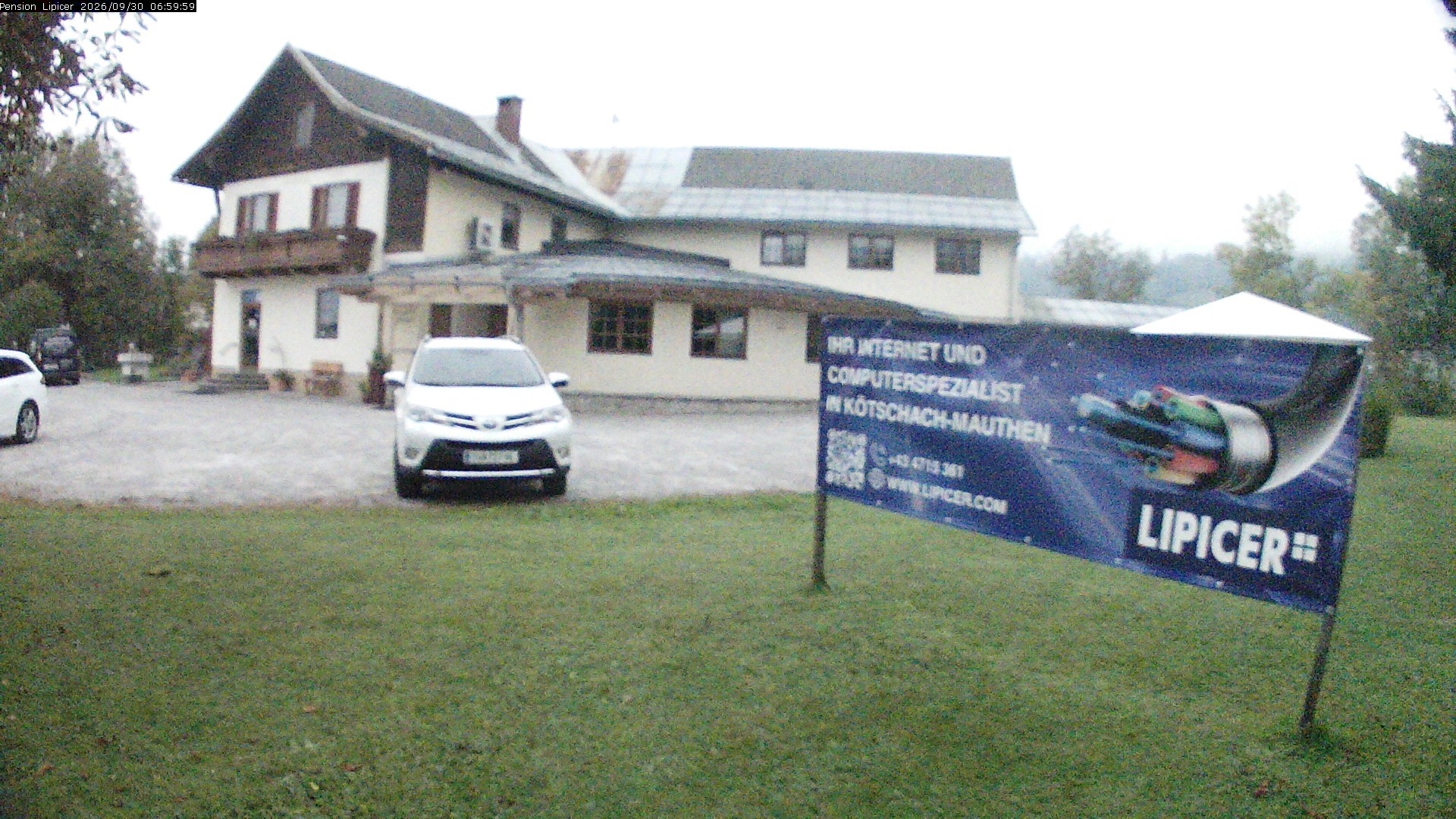 Archiv Foto Webcam Pension Lipicer in Kötschach Mauthen, Kärnten