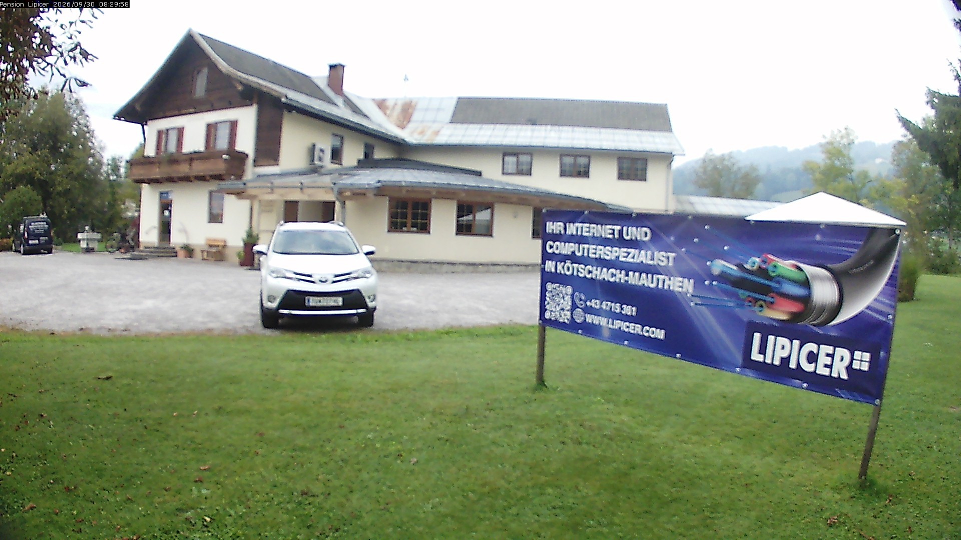Archiv Foto Webcam Pension Lipicer in Kötschach Mauthen, Kärnten