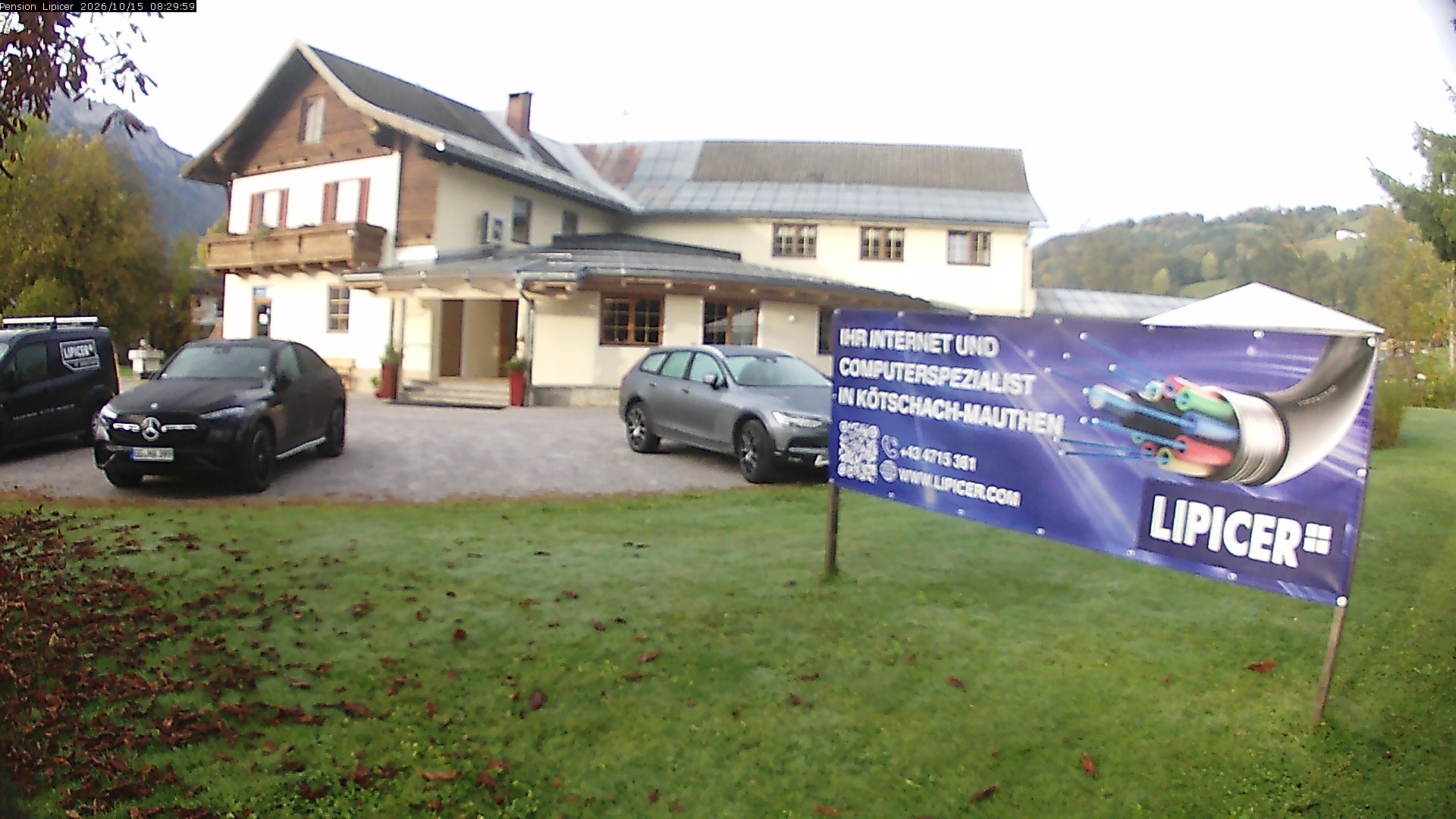 Archiv Foto Webcam Pension Lipicer in Kötschach Mauthen, Kärnten