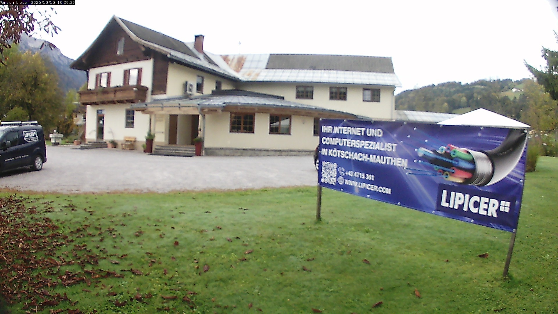 Archiv Foto Webcam Pension Lipicer in Kötschach Mauthen, Kärnten