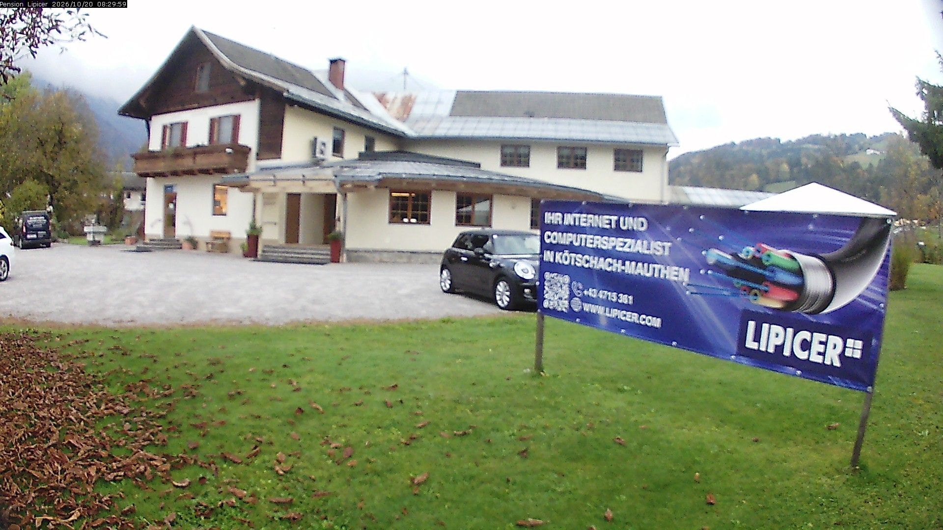 Archived image Webcam Kötschach Mauthen Hotel Lipicer, Carinthia