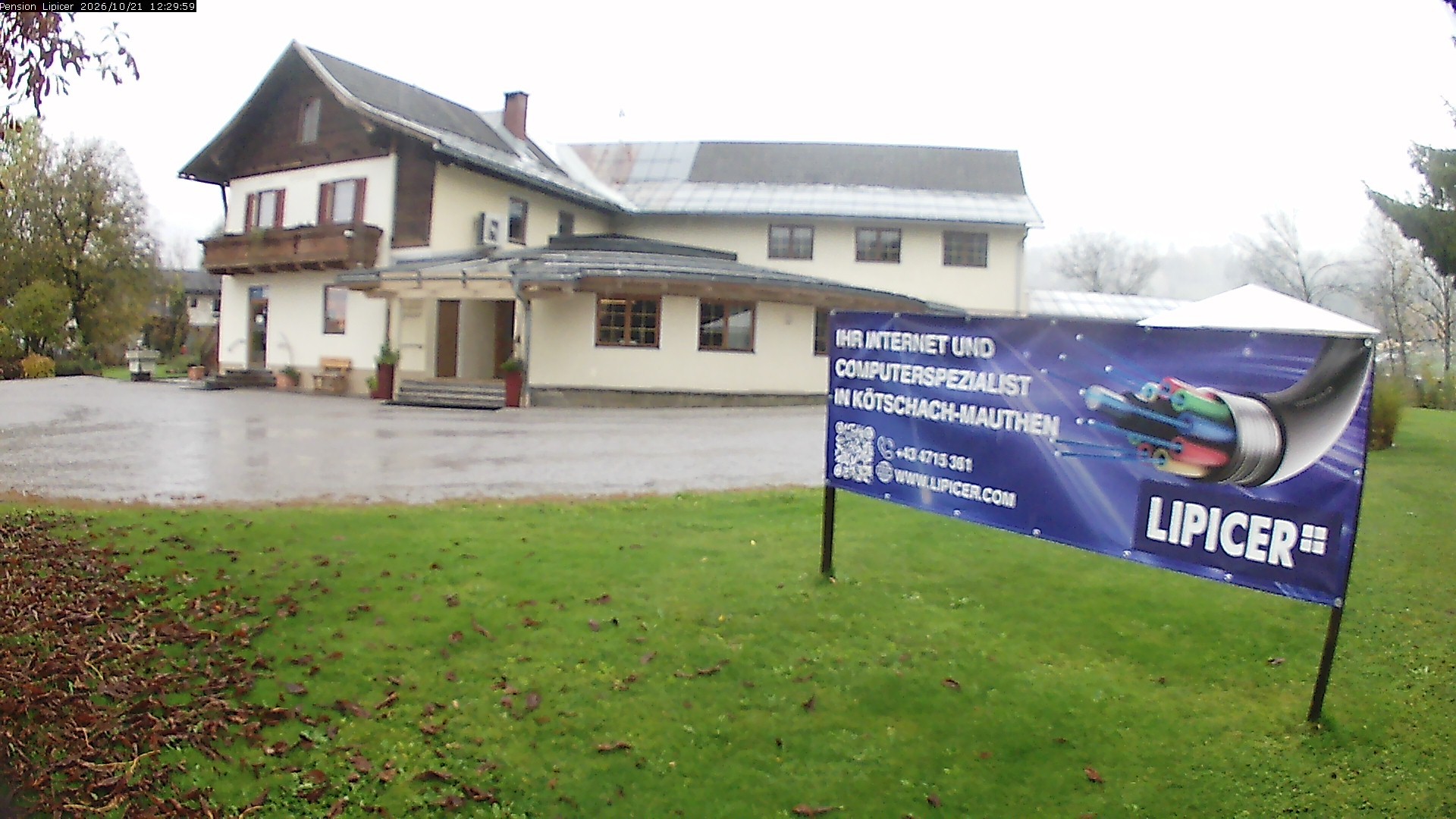 Archiv Foto Webcam Pension Lipicer in Kötschach Mauthen, Kärnten