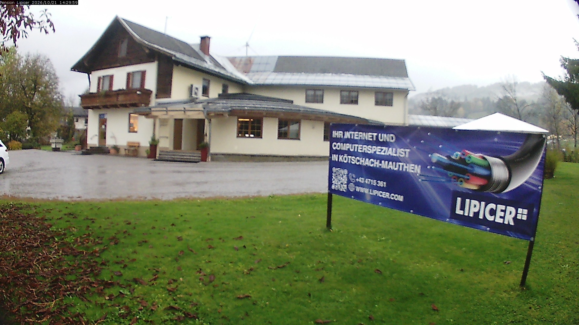 Archiv Foto Webcam Pension Lipicer in Kötschach Mauthen, Kärnten