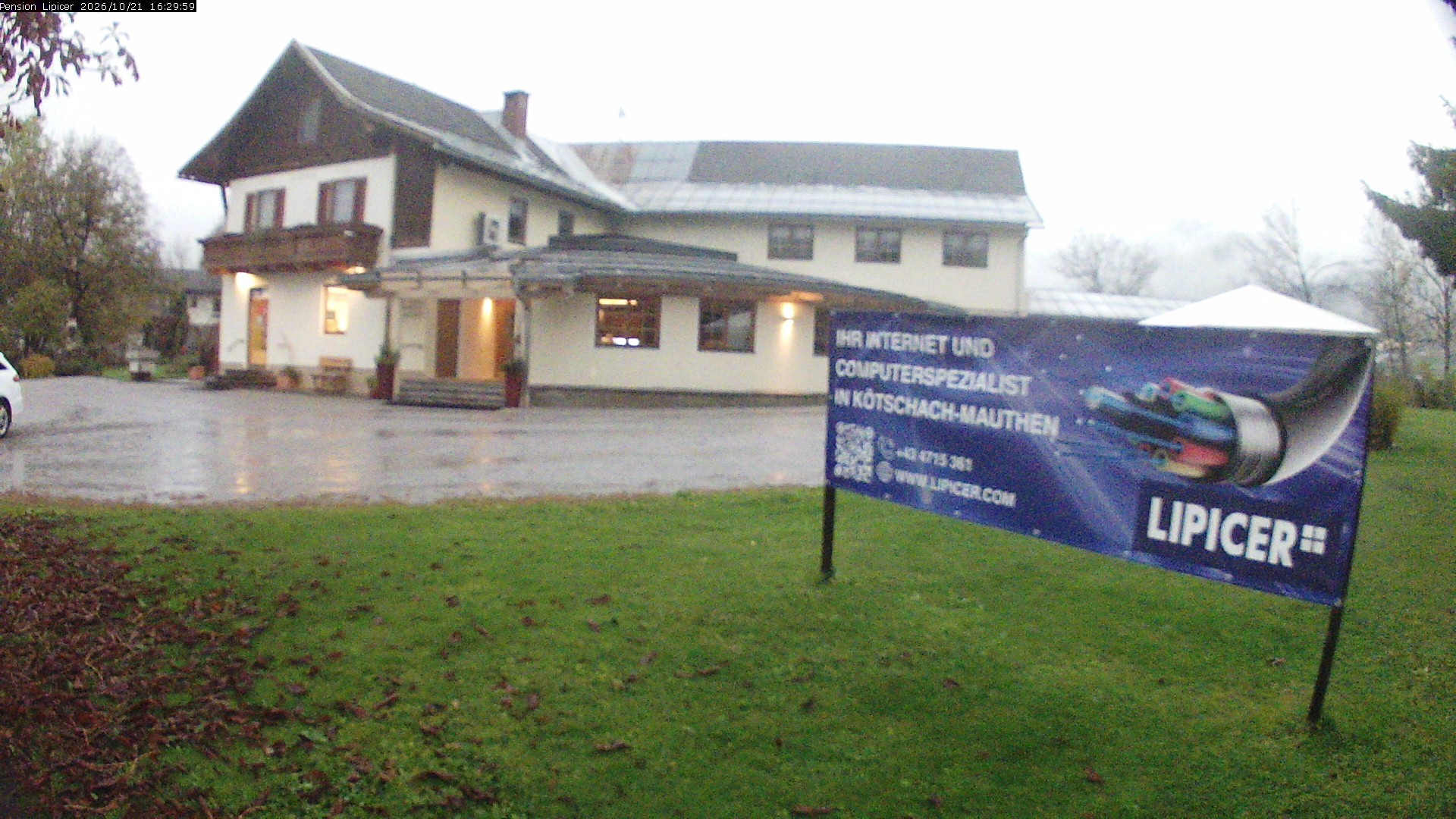 Archiv Foto Webcam Pension Lipicer in Kötschach Mauthen, Kärnten